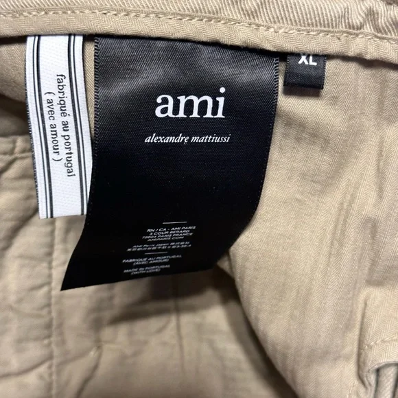 AMI Alexandra Mattiussi Tan CarrotOversized Trousers Pant Size XL Like…